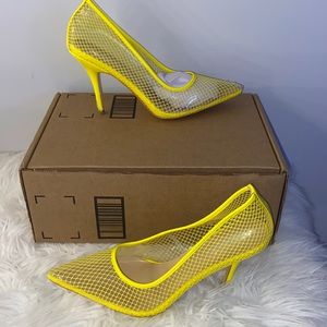 vivianly Womens Clear Pointed Toe Pumps Stiletto Heels Slip on Dress Shoes